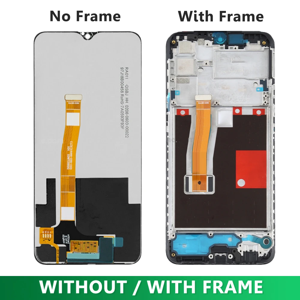 شاشة OPPO-Realme 5 Pro LCD بإطار ، 5 Pro ، 5 Pro ، شاشة LCD ، شاشة تعمل باللمس ، مجموعة بديلة ، RMX1970 ، أصلية