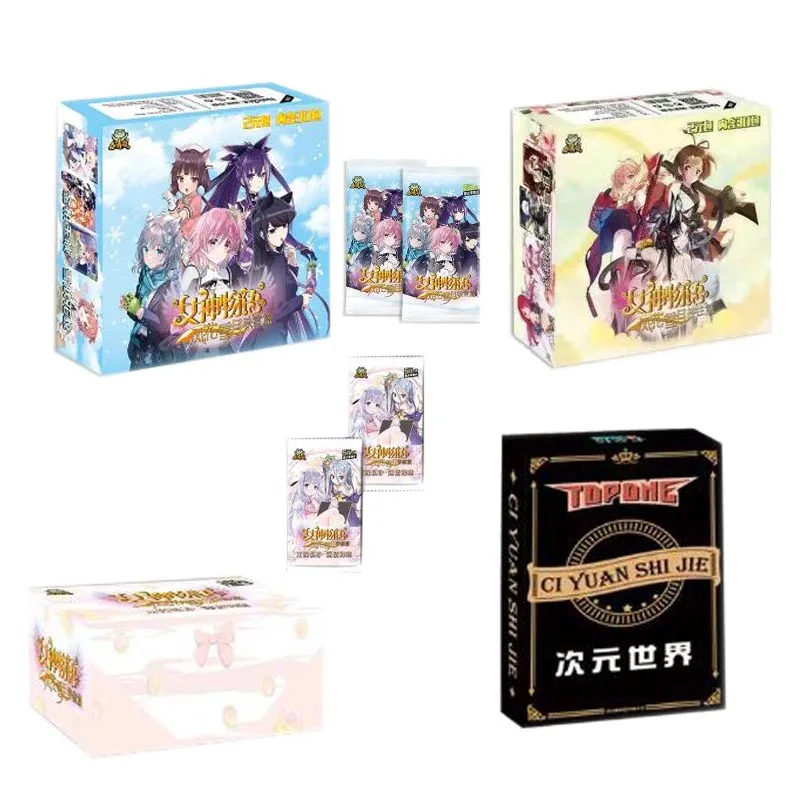 

Wholesales Goddess Story Collection Cards Booster Box PR Rare Puzzle Anime Playing Game Board Cards