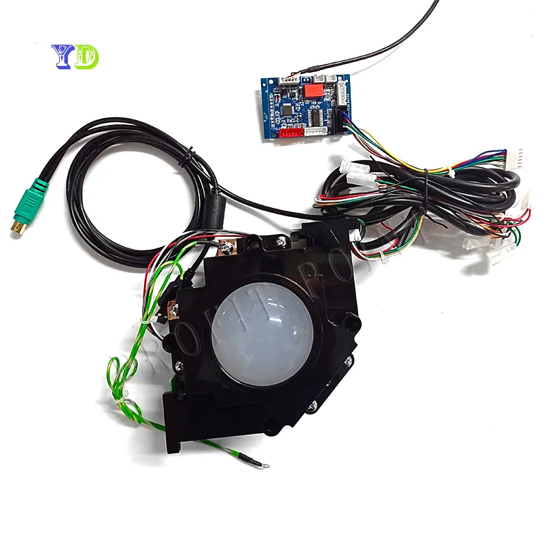 

Arcade Trackball 3 in1 4.5cm Diameter Circular Connector PC Trackball Mouse Designed for Classic Gaming Jamma 60 in 1