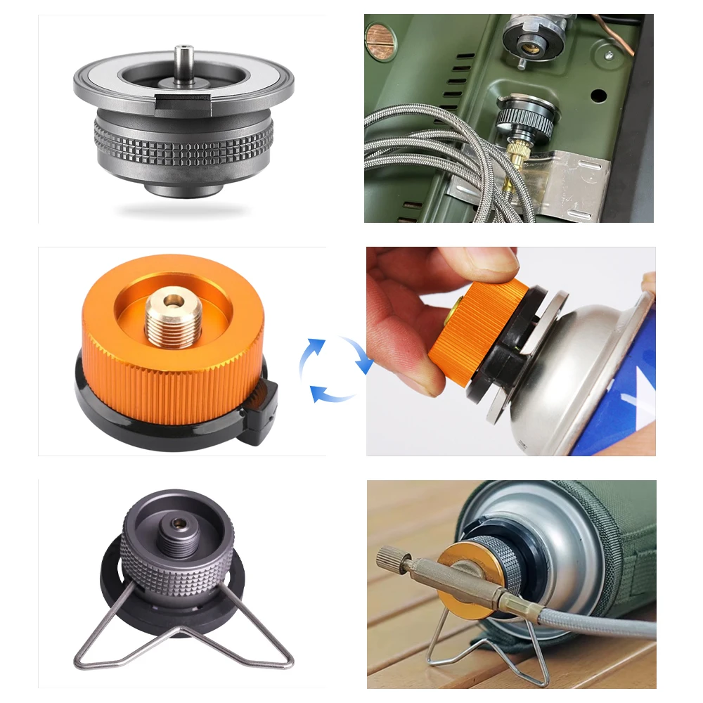 Pandatour Camping Gasherd Adapter ButaneAdapter Verlängerungsschlauch Split HerdKonverter Anschlussschlauch Gastank Adapter Ausrüstung – Detail 8