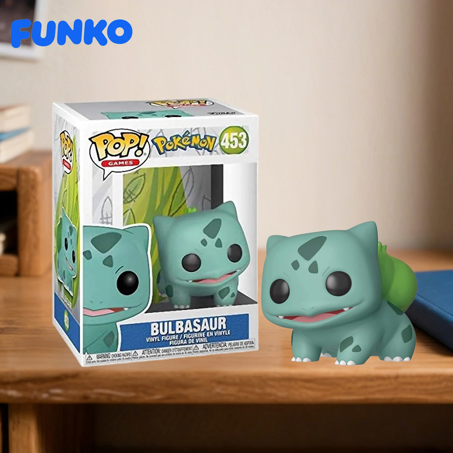Funko Pop! Juegos: Pokémon - Bulbasaur, Figura Coleccionable de Vinilo, Regalo Creativo, Mercancía Oficial, 1 Pieza.