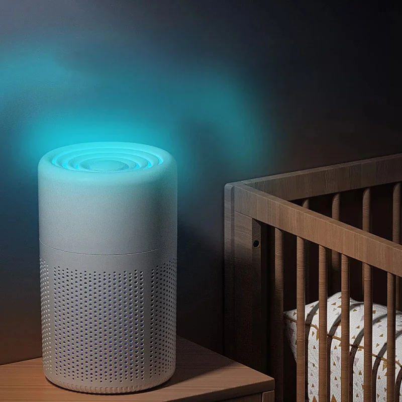 Purificateur d'air Portable purificateur d'air domestique Mini purificateur d'air de bureau avec filtre HEPA désodorisant purificateur d'air pour le bureau à domicile