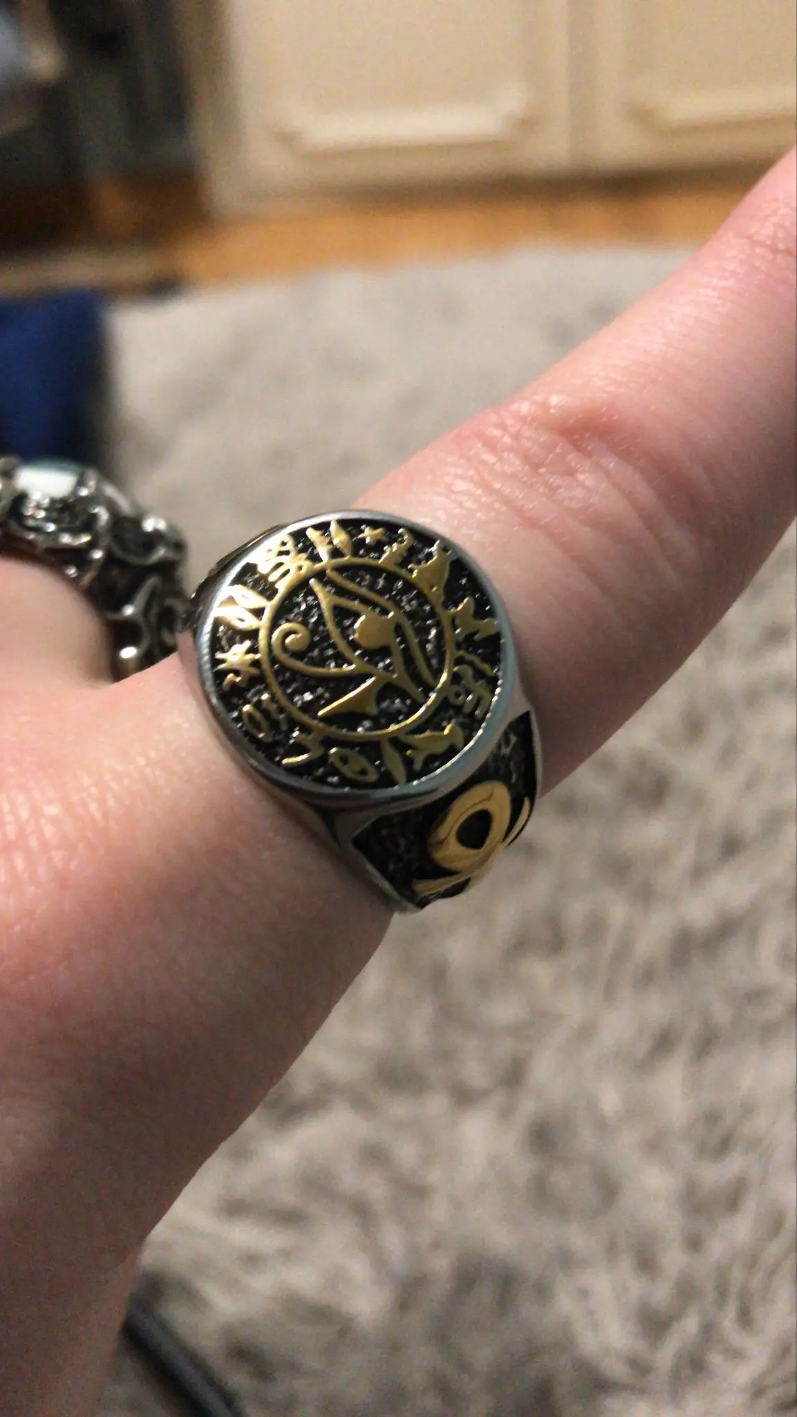 Eye of Horus Signet Ring | Ancient Egyptian Ring