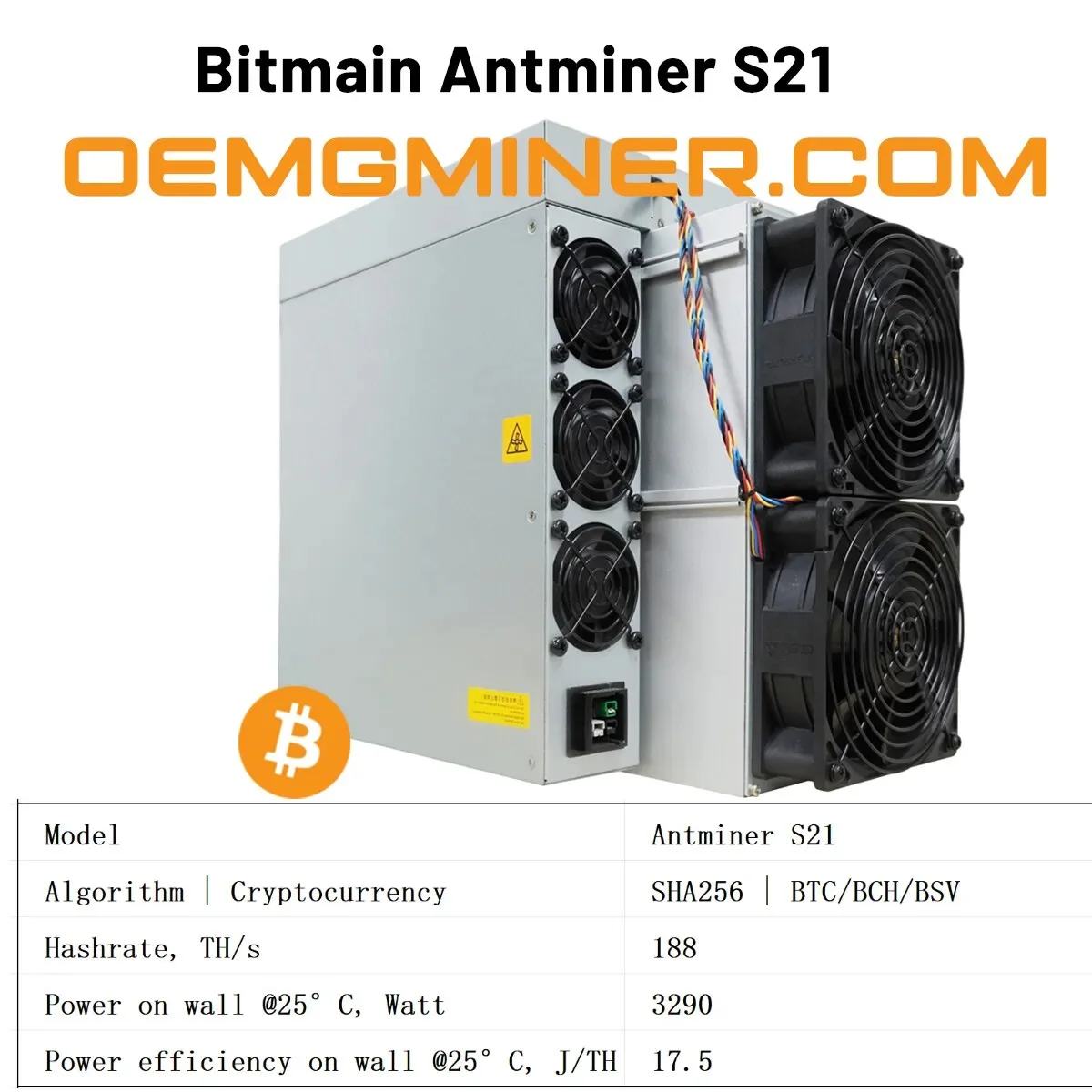 

Купить 3 получить 2 бесплатно новый Bitmain Antminer S21 188T 3290 Вт Биткоин BTC ASIC Майнер в наличии