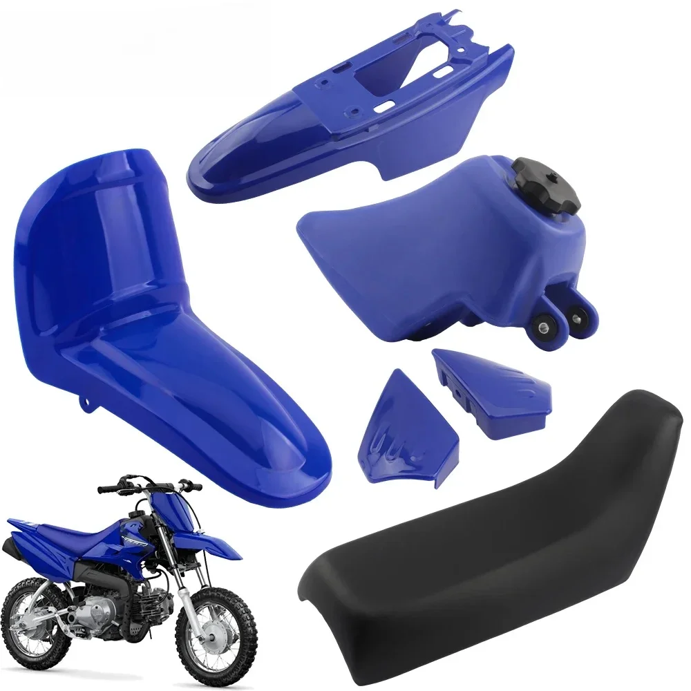 AliExpress PowerMotor Motorcycle Fairing Front Rear Fender Seat Fuel Tank Plastic Kit for Yamaha PW50 Accessories Motocross Pit Dirt Mini Bike Enduro