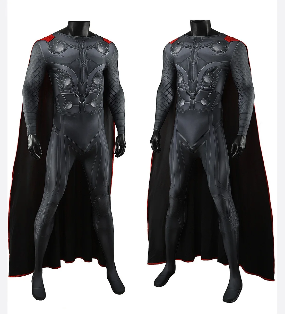 Thor Cosplay Costume Combinaison Ensemble Complet, Halloween, Carnaval Partie Trempée