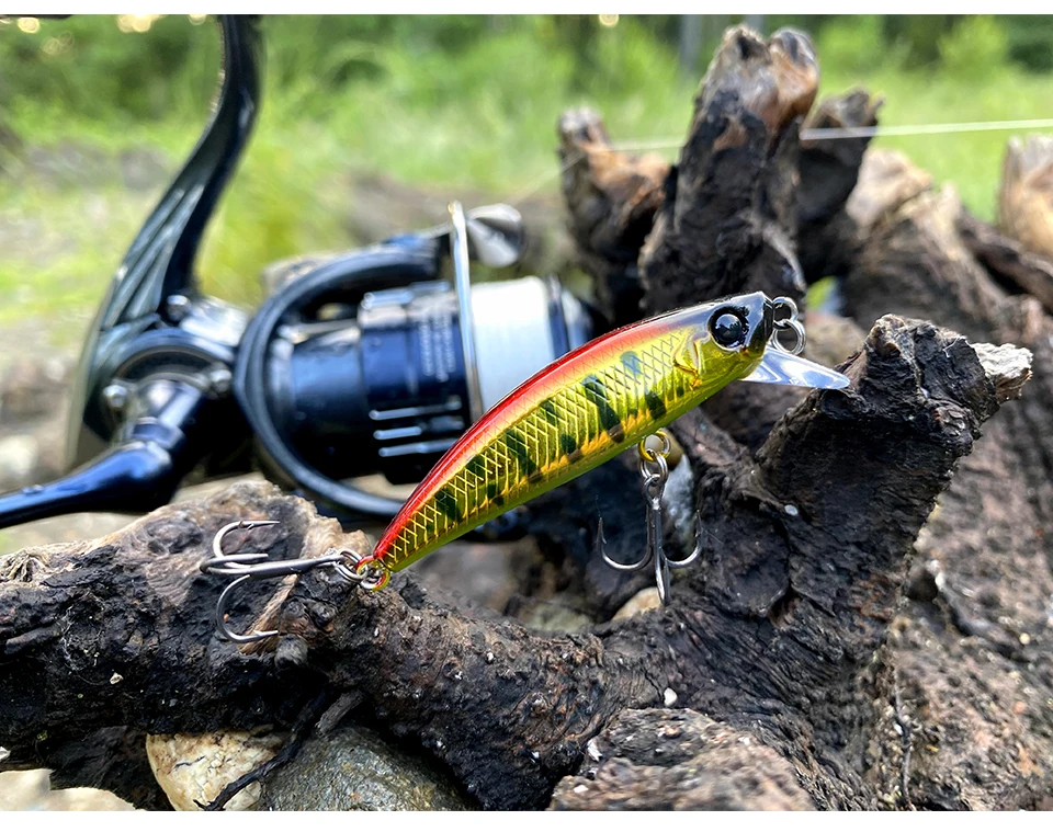 TSURINOYA Intruder 51S Sinking Minnow Stream Fishing Lure 51mm 5,8g Künstlicher Hartköder für Forellen, Ajing, Jerkbait, Flussköder – Detail 11