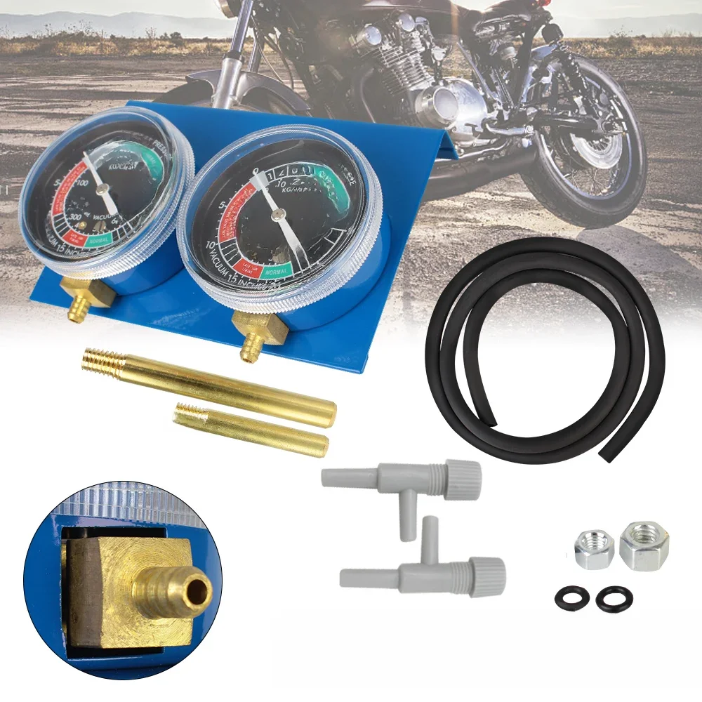 Motocykl Test Cylinder gaźnik synchronizator narzędzia Tester próżni balanser Gauge akcesoria motocyklowe dla Suzuki BMW Honda — 2