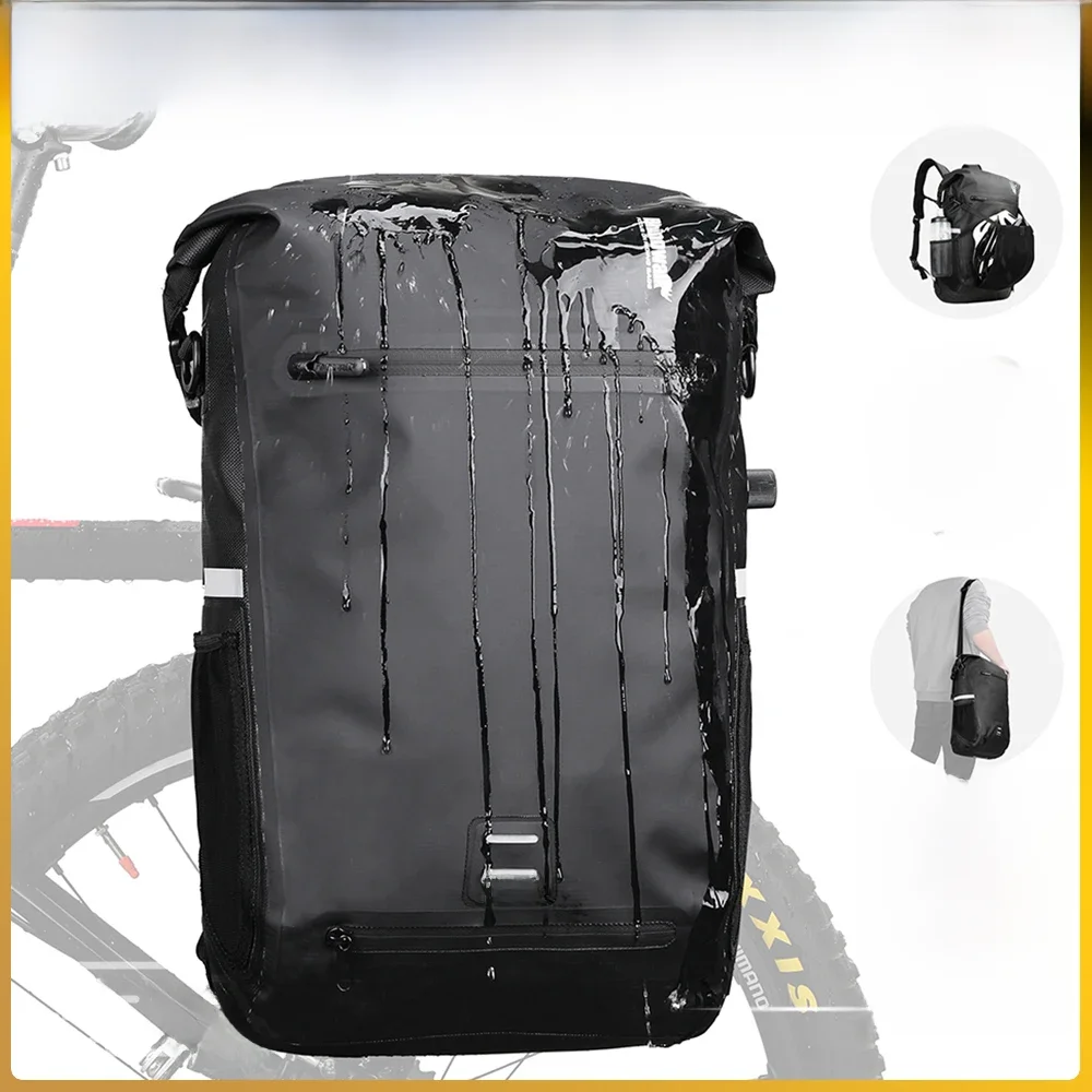 AliExpress UK Rhinowalk Bike Pannier Bag Waterproof 22L Large Capacity Bicycle Back Rear Tail Bag Trunk Cycling