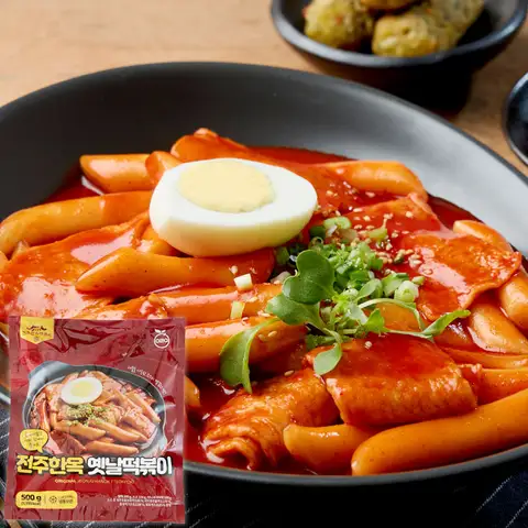 1+1 전주한옥 옛날떡볶이 추억의 밀 떡볶이 2봉 500G+500G