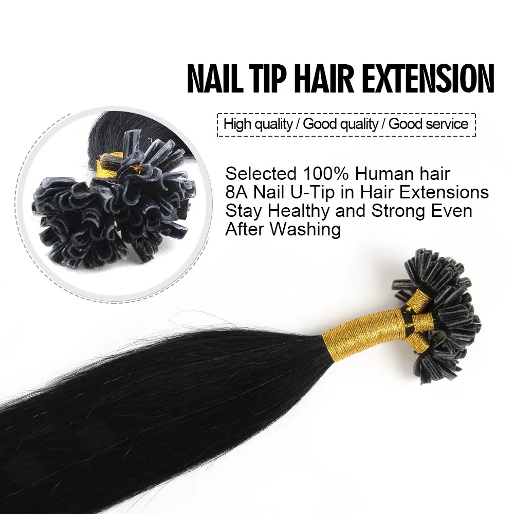 U Tip Hair Extensions 14-24\