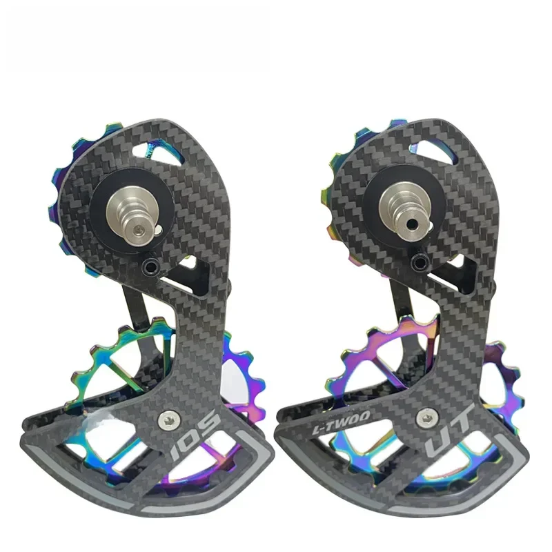 AliExpress NONE LTWOO Bicycle Ceramic Bearing Carbon Fiber Pulley Wheel Set Rear Derailleurs Guide Wheel for 105/UT/Ultegra/DURA