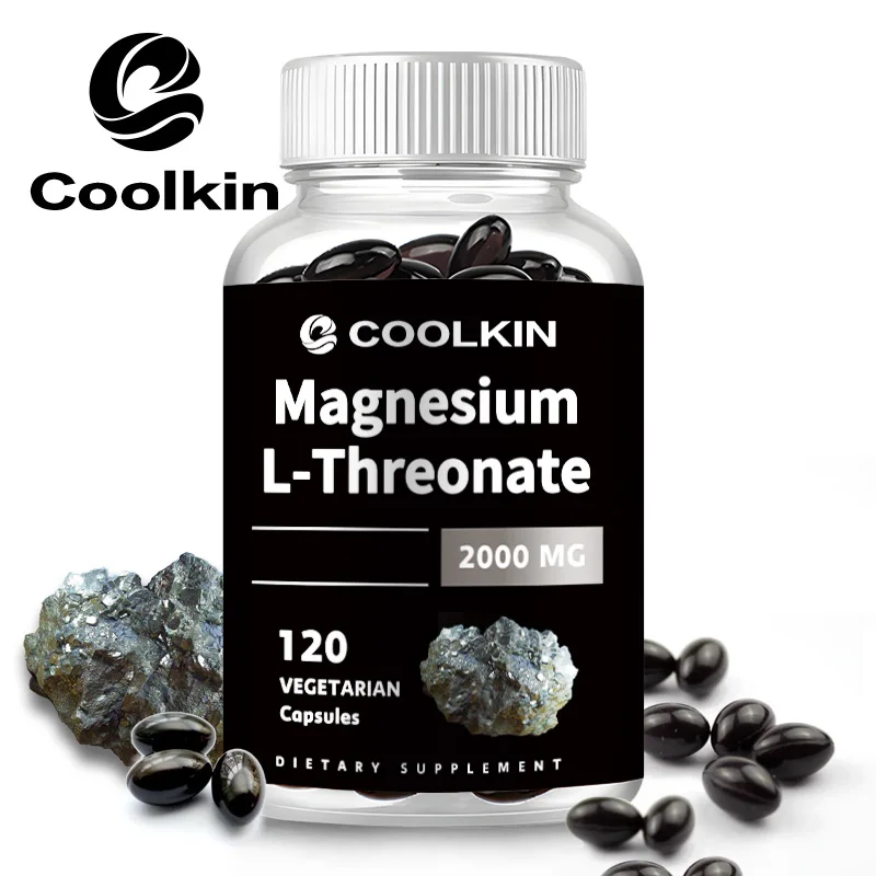 Magnesium-L-Threonat-stärkt die Gesundheit des Gehirns, das Gedächtnis und den Fokus, den Schlaf und die Genesung, reduziert die Müdigkeit-120 Kapseln