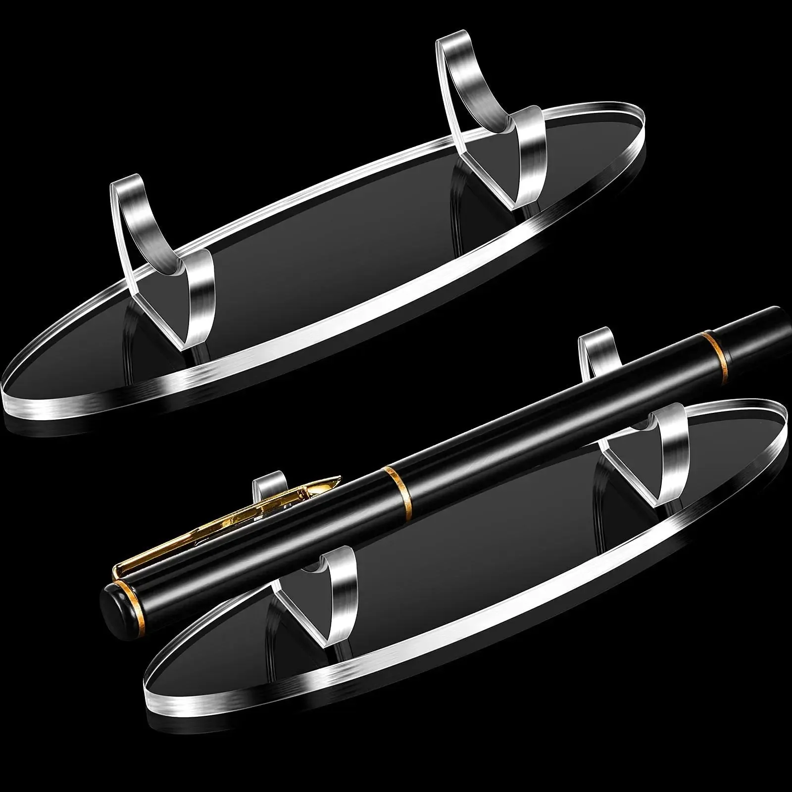 Porte-crayons en acrylique pour organisateur de bureau, accessoires de bureau, porte-stylo, présentoir pour pinceaux de maquillage, fournitures de rangement pour stylos à crayons