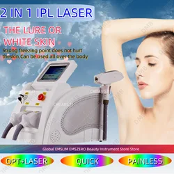 2 in 1 IPL / OPT / Elight Picosecond Laser Tattoo Removal freezing Painless Permanent Hair Removal Professional Beauty Equipment