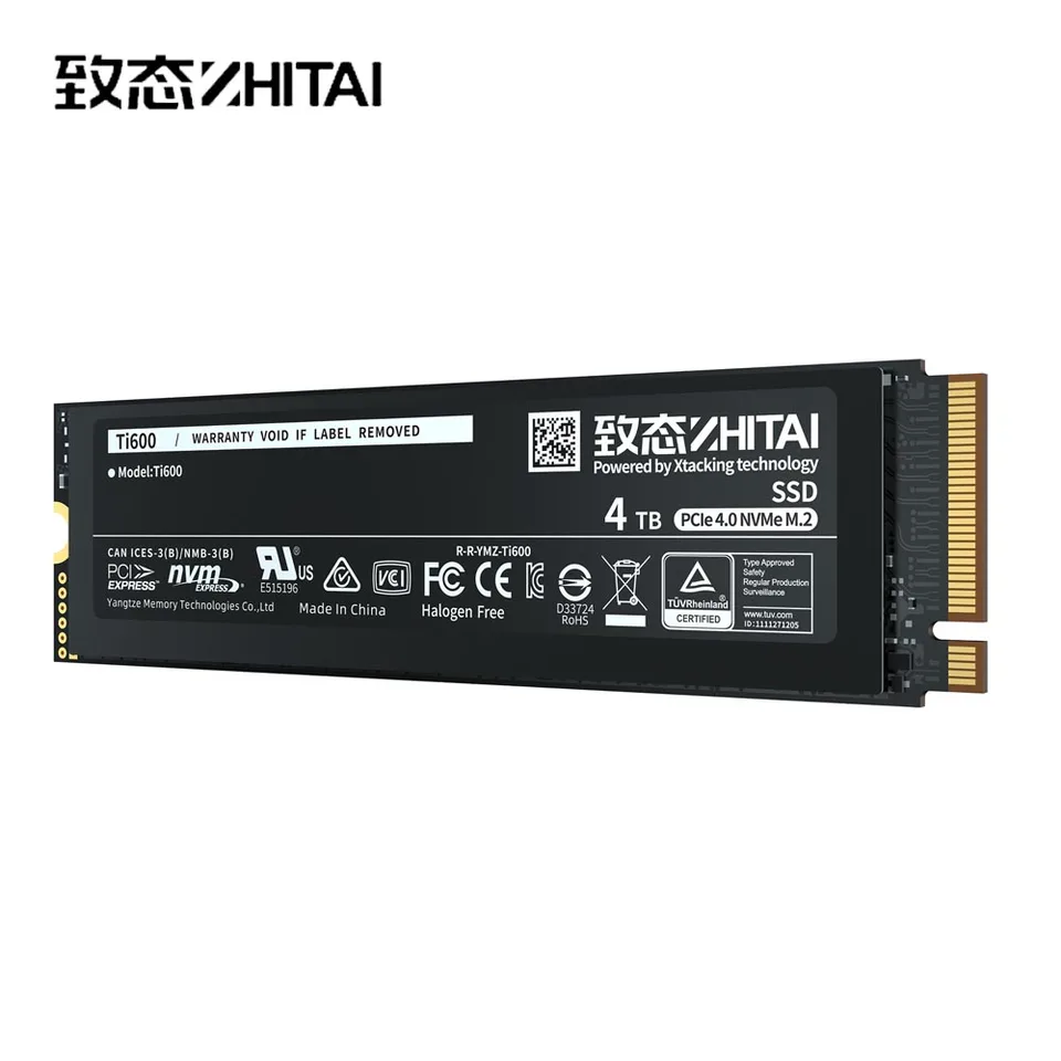 ZhiTai Internal SSD Nvme 2.0 500Gb 1Tb 2Tb 4Tb PCIe 4.0X4 Solid