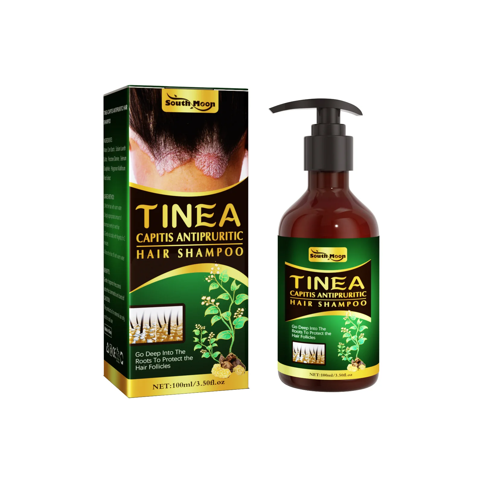 Psoriasis Shampoo Seborrheic Skin Care Treatment Dermatitis Eczema Itching Compound Herbal Shampoo Repair Scalp Remove Dandruff