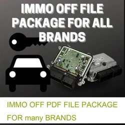 IMMO OFF FILE PACKAGE For All Brods for V vv VAG for AUDI for HONDA for BMW for RENAULT ECU Repair software Tool 32 GB