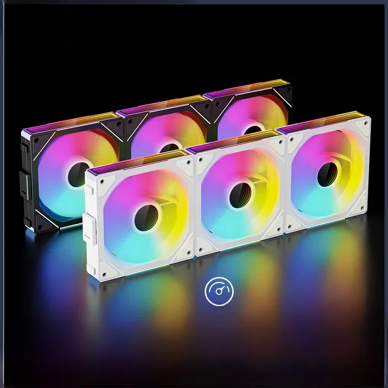 AliExpress TEUCER Teucer JM-1 PC Case Fan Mirror Cycle ARGB Light 120mm 3in1 800-2000rpm 12v/4Pin PWM Low noise Chassis Water Cooling Ventilador