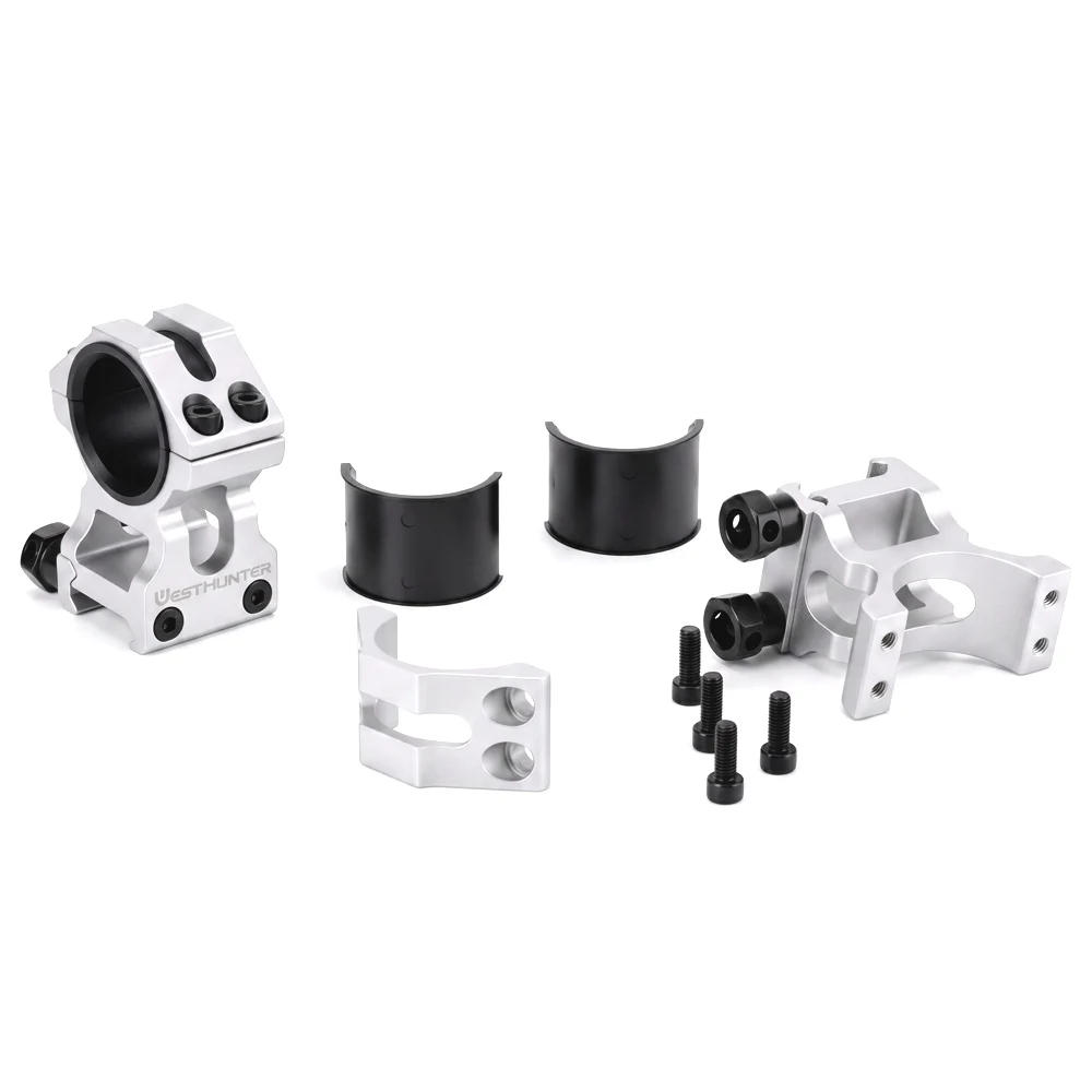 WESTHUNTER Universelle taktische Zielfernrohrhalterungen 25,4 mm/30 mm Doppelringe Vollständiger CNC-Prozess Picatinny 20 mm optische Sehenswürdigkeitenhalterungen – Detail 11