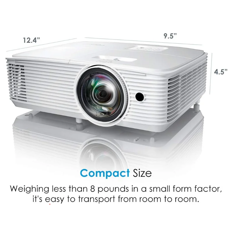 

EH412ST Оптома-проектор 1080P Короткофокусный DLP 4000 люмен Smart Full 3D 4K Видеопроектор