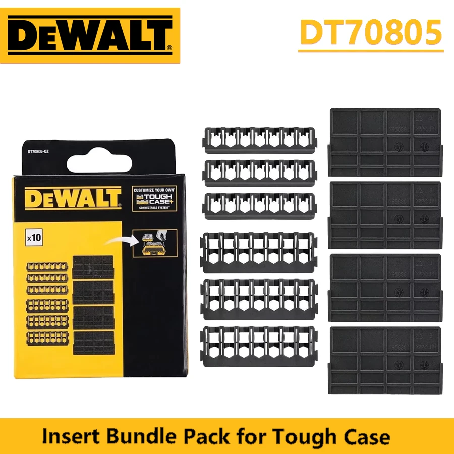 

DEWALT DT70805 Insert Bundle Pack for Tough Case Organiser Set Plastic High Hardness Batch Head Socket Partition Tool Attachment