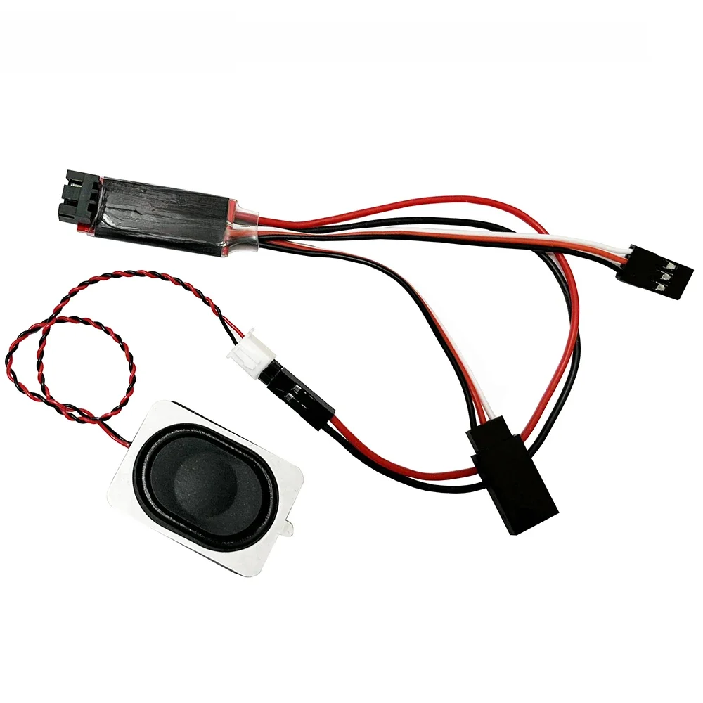 Module sonore de moteur Diesel RC, haut-parleur de Simulation 2W pour véhicules de Construction télécommandés, modèle de pelles de camion conteneur