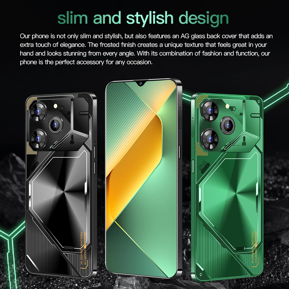 Original Pova 6 Pro Smartphone 5G Snapdeagon8 Gen3 6.8inch 16G+1T CellPhone Dual SIM MobilePhone 50+108MP Android14 Unlocked NFC