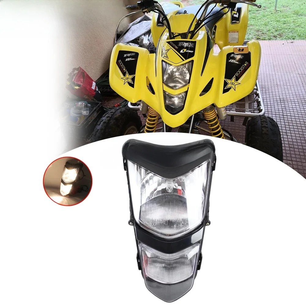 12 V/25 W motocykl podwójny reflektor podwójny reflektor dla Suzuki ATV Quadsport LTZ 400 LT-Z400Z LTZ400 Kawasaki KFX400 KSF400 2003-08 — zdjęcie 2