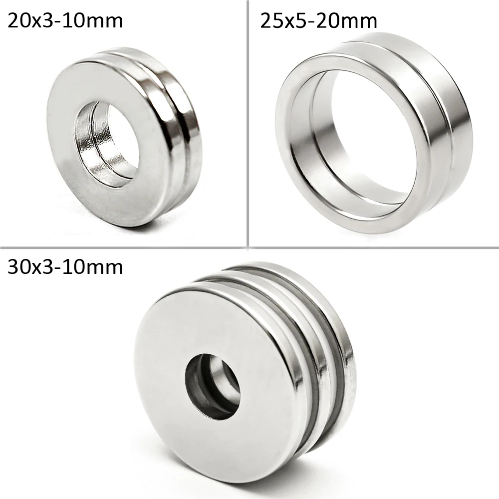 Small Round Ring Strong Neodymium Magnet Powerful Rare Earth Permanent Fridge NdFeB Magnets for Craft DIY Office