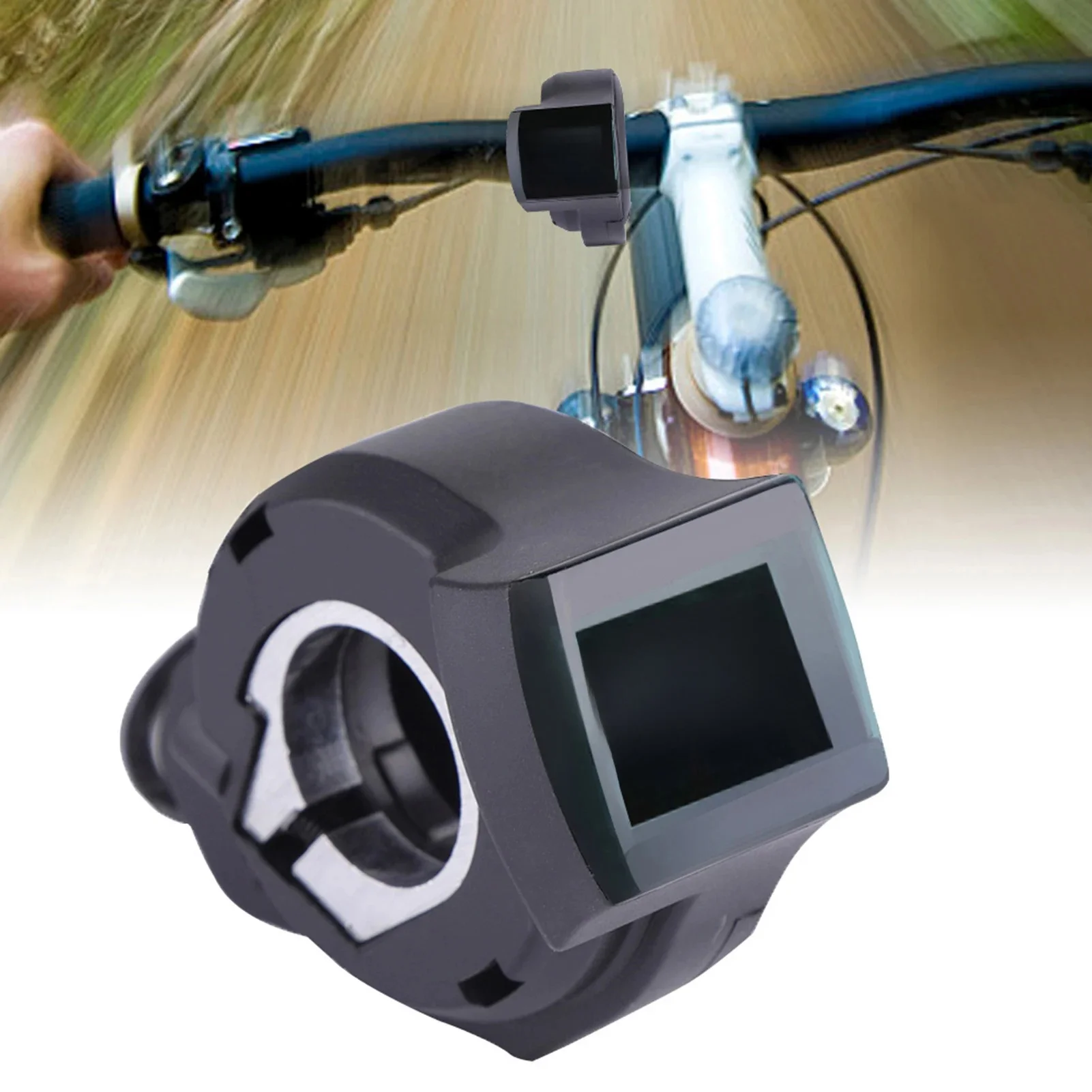 AliExpress Qiilu Bike Voltmeter Thumb Accelerator Shifter Accelerator with Digital Voltage Display for Scooter Electric Scooter Voltage Display