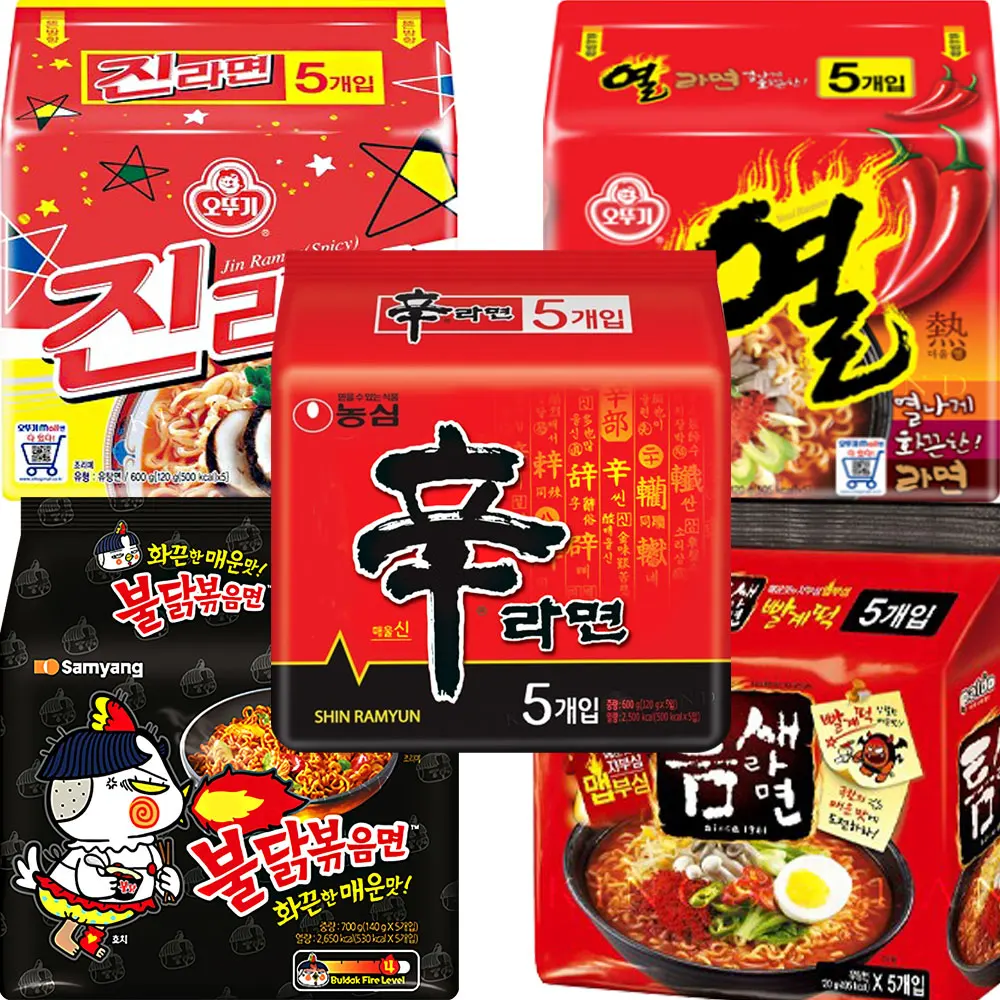 Bag noodles × 25 pieces (5 whole noodles 5 hot noodles 5 open noodles 5 fried noodles 5 niche noodles 5)