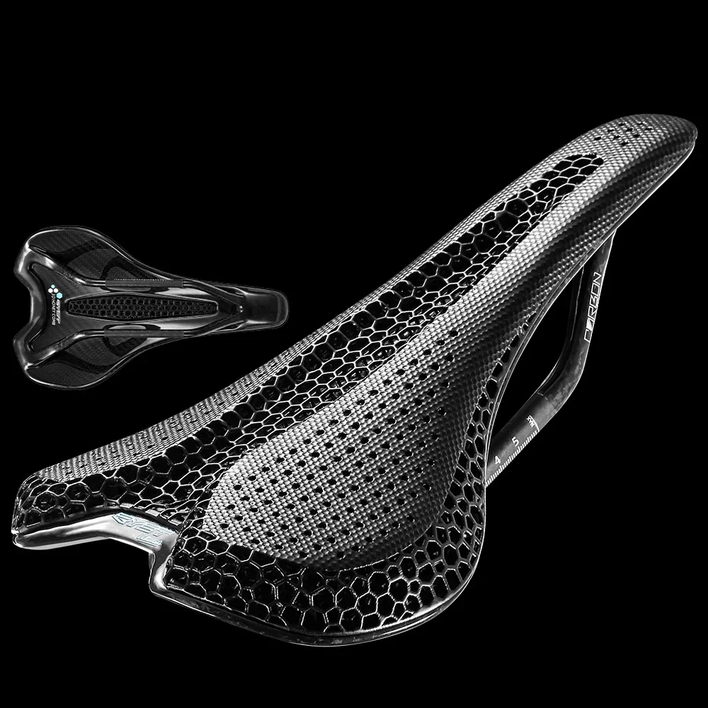 AliExpress Lexon RYET Carbon 3D Printed Saddle Ultralight 175g 7*9 Bike Seating For Men Women Triathlon Road MTB