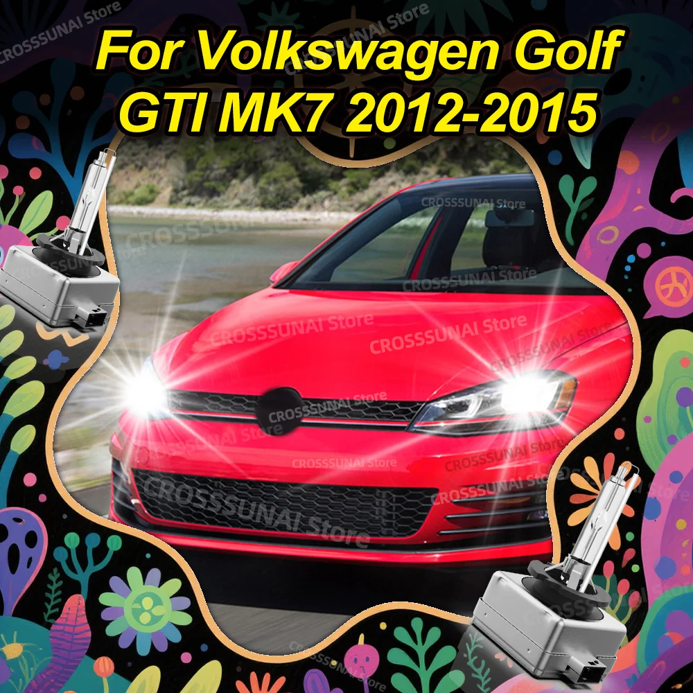 

Автомобильная ксеноновая фара 6000K стандартного белого света для Volkswagen Golf GTI MK7 2012 2013 2014 2015