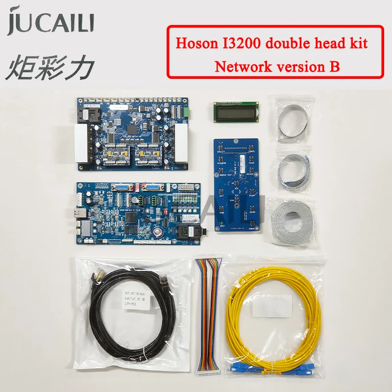 Imagem -02 - Jucaili-kit de Placa de Rede para Impressora Kit de Impressora com Duas Cabeças para Epson 4720 Xúli Allwin Water Base