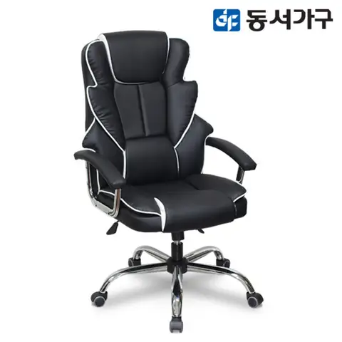 동서가구 사무실 서재 가죽 의자 게이밍의자 각도조절 가능 DF638982