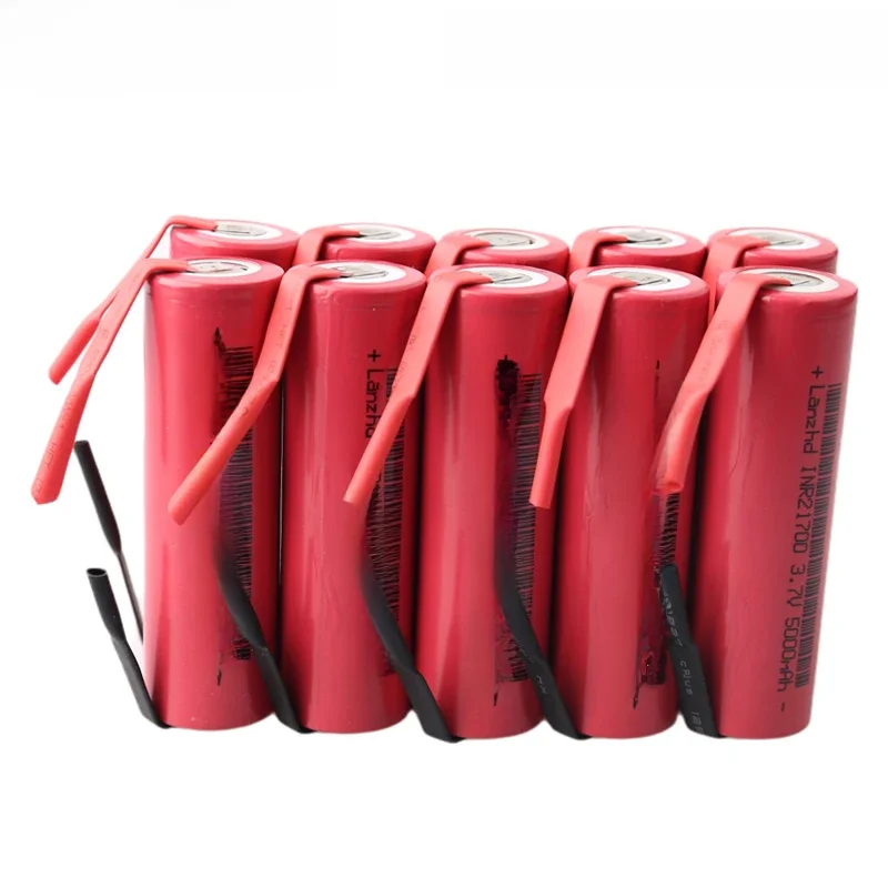 Bateria de lítio para lanterna de brinquedo, scooter, lâmpada LED, DIY, 5000mAh, 5C baterias, 3.7V,