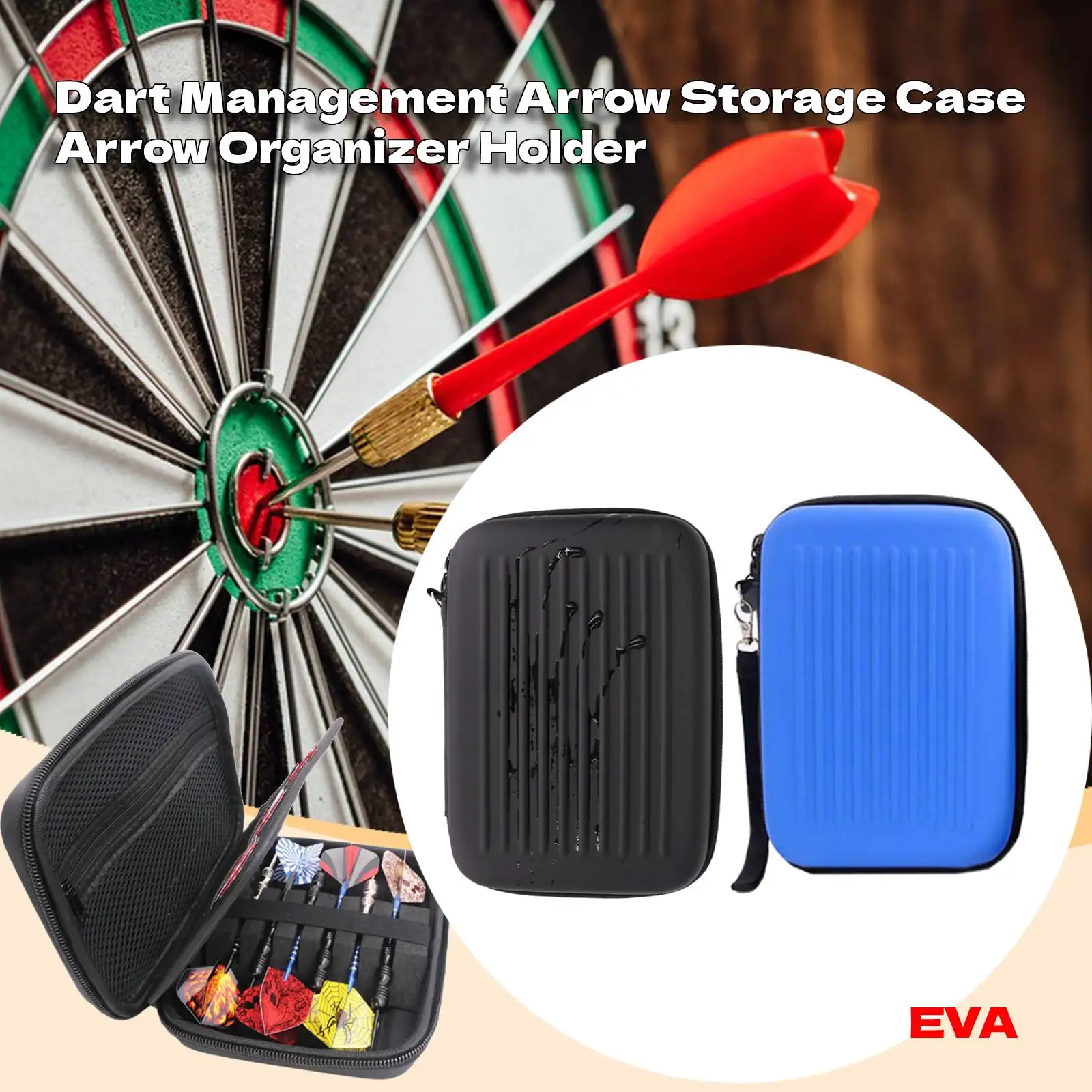 

Органайзер со стрелками, аксессуары для дартса, коробка для переноски полетов, организованный чехол для хранения в дартс для занятий спортом и на открытом воздухе