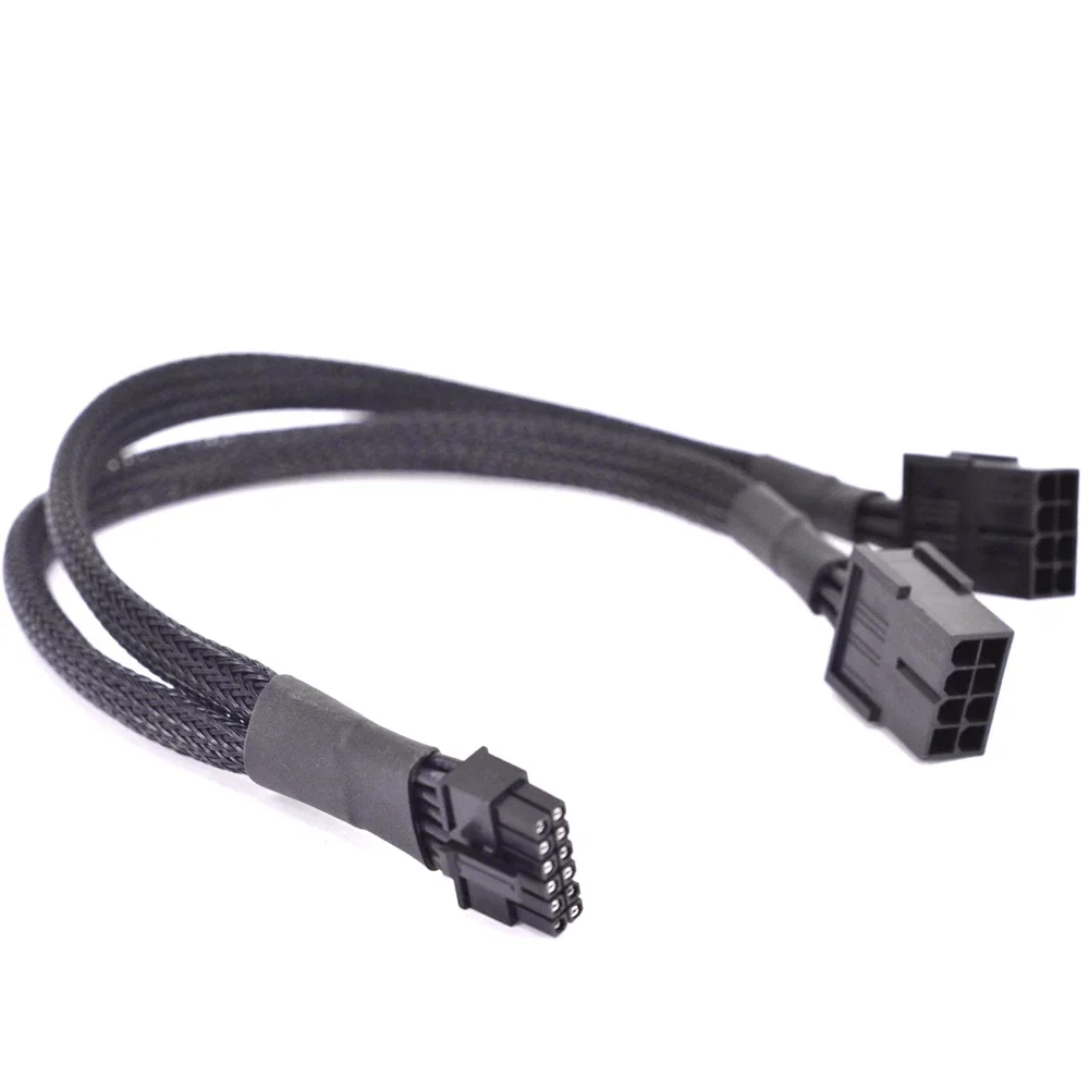 PCIe 5.0 12VHPWR PSU Kabel zasilający 2-portowy GPU 8-pinowy do 12-pin PCI-e Gen 5.0 Do publicznej karty graficznej RTX 30 Series 3070 3080 RTX3090 — zdjęcie produktu 7