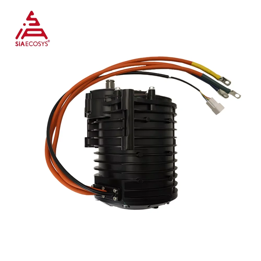 

QS138 3000W 5500W V3 70H Mid Drive Motor with gearbox 72V 100kmph for Electric Motorcycle