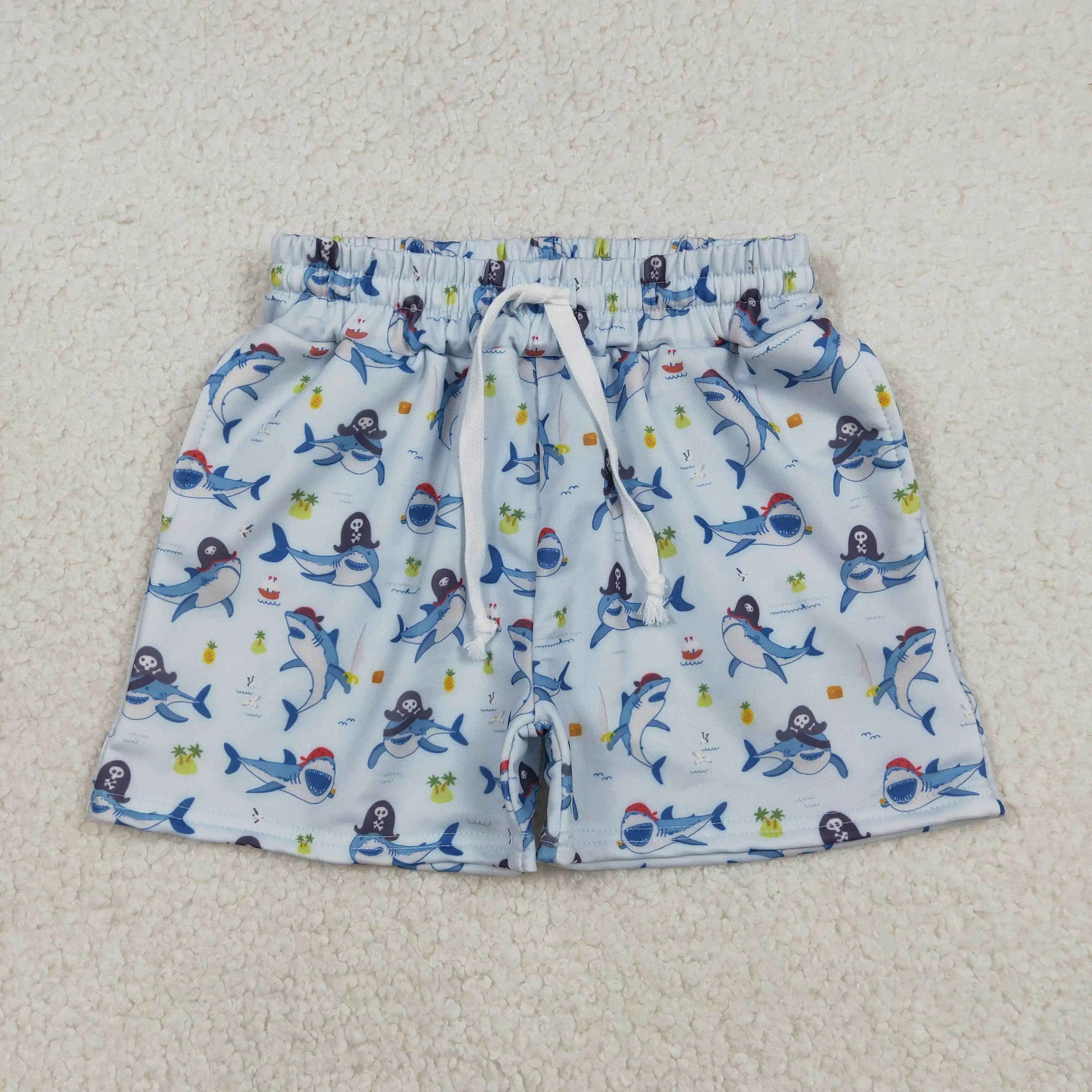 

z1225-01 S0586 Summer Wholesale kids clothes boys swimtrunks beach shorts New Arrival Shorts Boutique baby boys clothes