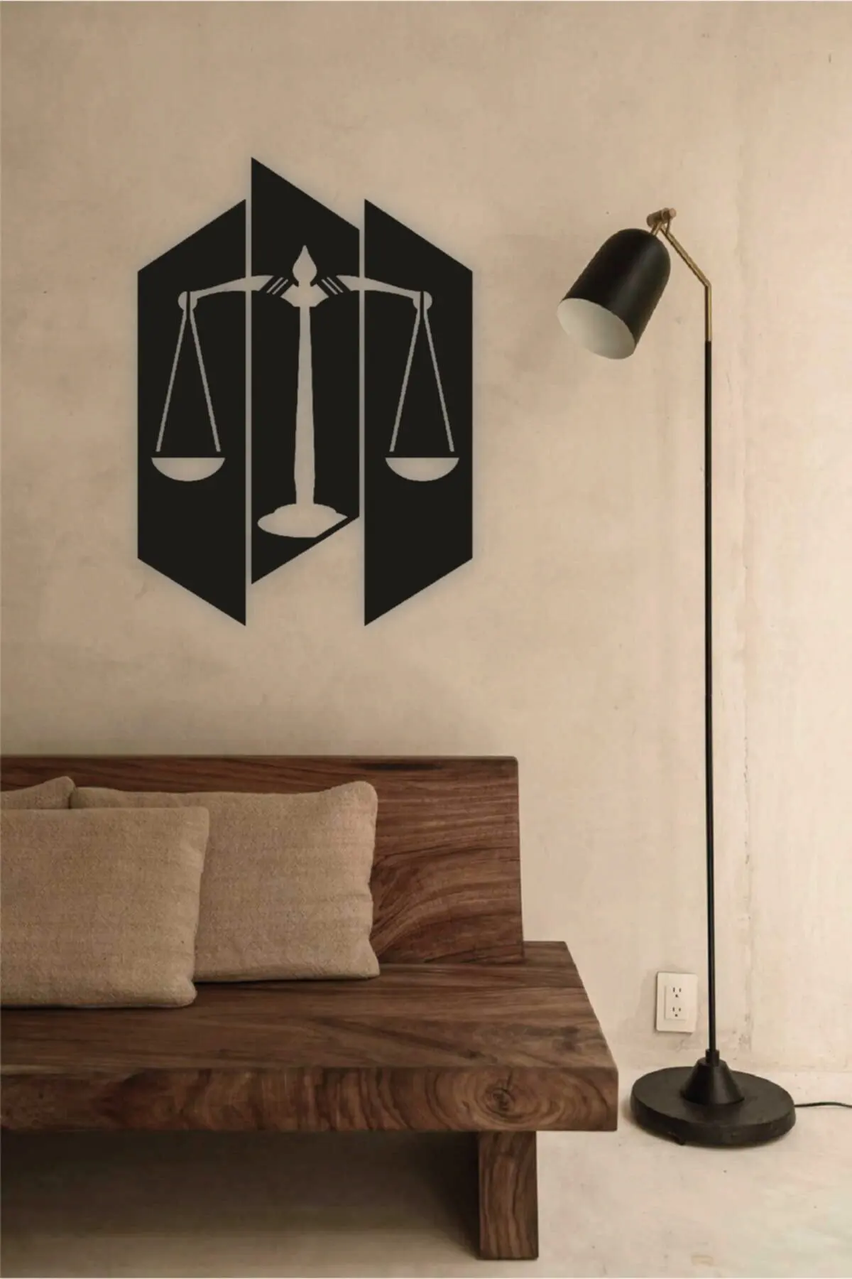 Three Pieces Terrace of Justice Pattern Lawyer Wall Painting High Quality Office Wall Decor Ornament New Model 2022