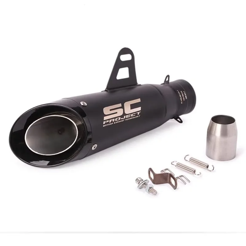 

Universal Motorcycle Exhaust SC Muffler Pipe Escape Moto DB Killer GP-Project For Honda R6 R15 R1 R3 MT07 Tmax155 XMAX