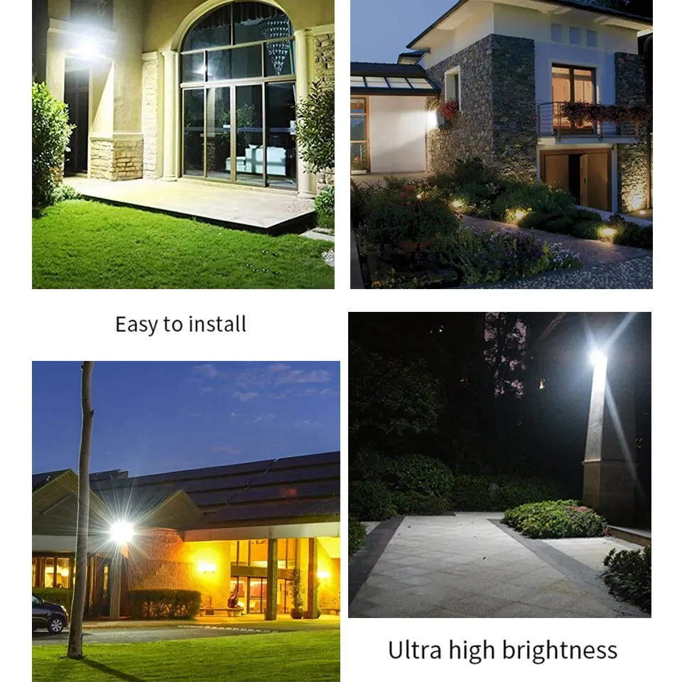 LED Flutlicht PIR Motion Sensor AC110V/220V Outdoor Wand Licht 50W 100W 150W 200W 300W IP66 Wasserdichte LED Strahler Für Garten