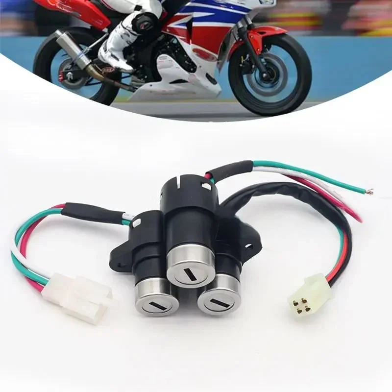 AliExpress Universal Electric Bicycle Ignition Switch Key Power Lock For Electric Scooter E-Bike Ignition Switch Keys Power Lock Parts