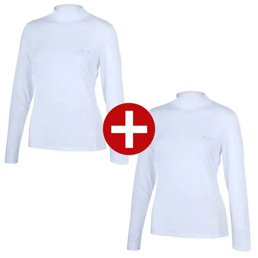 [Wellpaco Korea] Cold Feeling Stripe Women's Golf Underlay T-Shirt (1+1/Wt679)