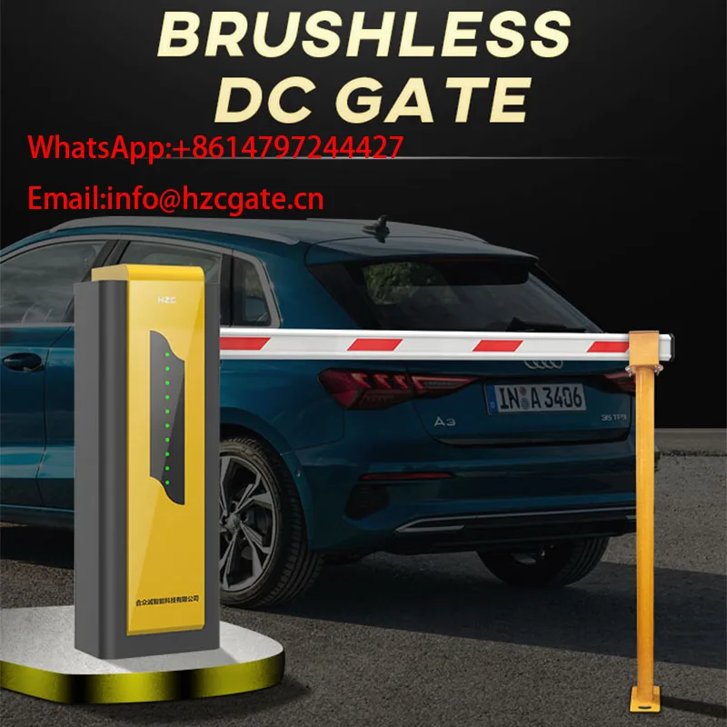 

Speed Parking Lot Gate Barrier 24V DC Brushless Motor Smart Automatic Boom Barrier Gate Traffic Barrier with DIY Straight Rod