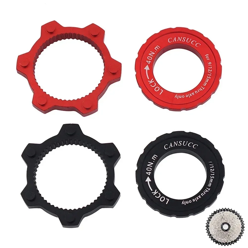 AliExpress Bike Hub Center Lock To 6 Hole Adapter Mountain Bicycle Hubs Middle Lock Conversion Seat 6 Bolt Rotor Disc Brake Cycling Parts