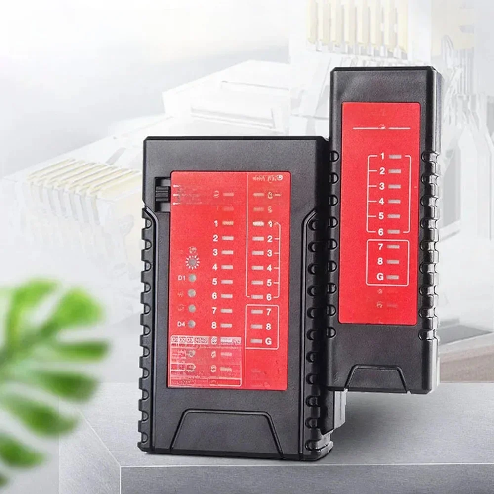 NOYAFA NF-468S Tester kabli sieciowych RJ11 RJ45 Detektor przewodów Cat5 Cat6 Detektory ciągłości kabli / przewodów Tester punktu usterek — zdjęcie produktu 7