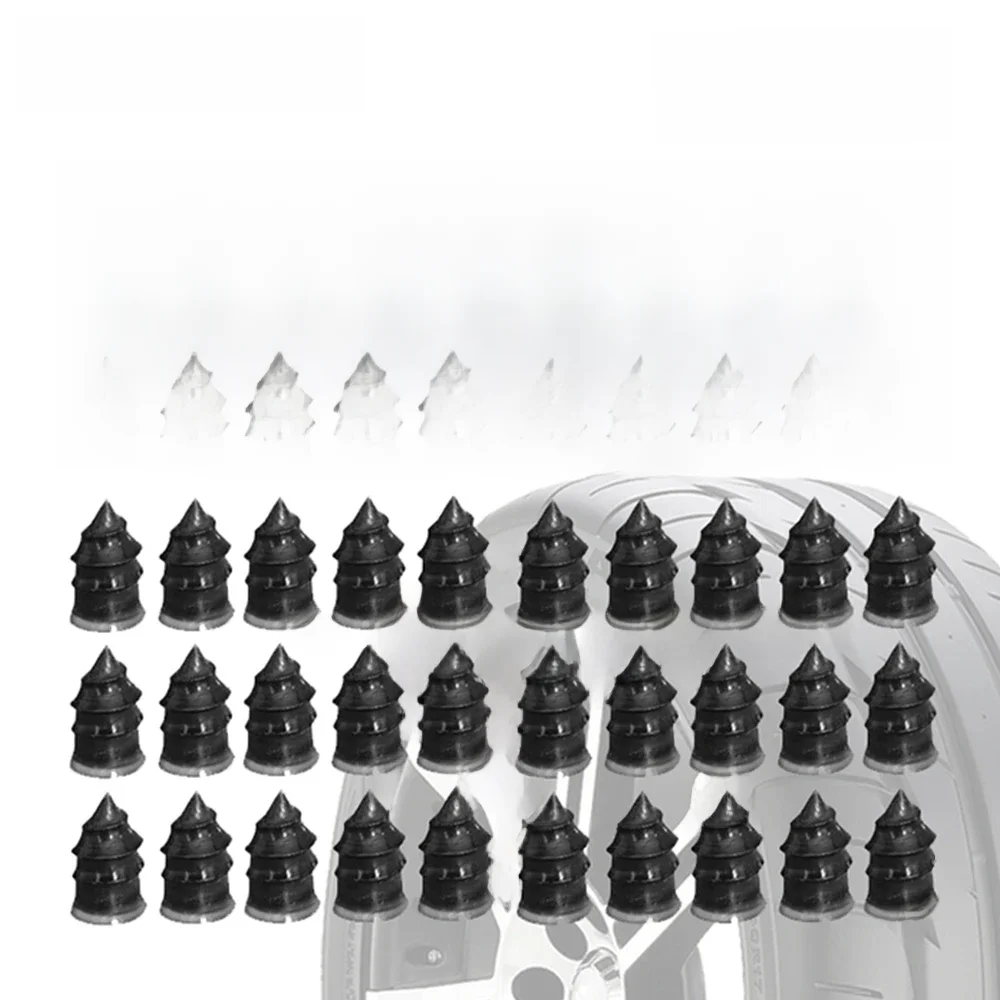 100 pièces en gros voiture vide pneu réparation clou pneu réparation ensemble d'outils voitures camion caoutchouc pneu crevaison moto réparation colle ongles